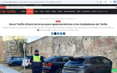 Nova Tarifa ofrece terrenos para aparcamientos a los ciudadanos de Tarifa