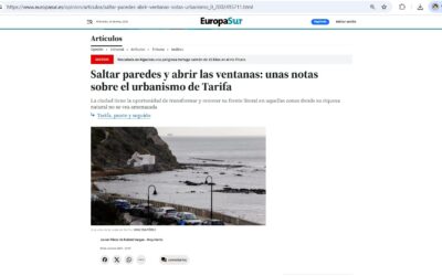 Saltar paredes y abrir las ventanas: unas notas sobre el urbanismo de Tarifa
